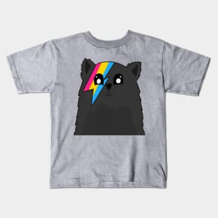 Pansexual Pride Flag Kitty Kids T-Shirt